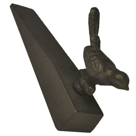 HEMOTON Vintage Cast Iron Bird Door Stop Wedge Lovely Decorative Weighted Door Stopper