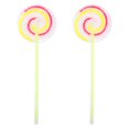 thumbnail image 1 of 2 Pcs Bâtons Lumineux en Forme de Sucette Jouets de Fête Phosphorescents, 1 of 8