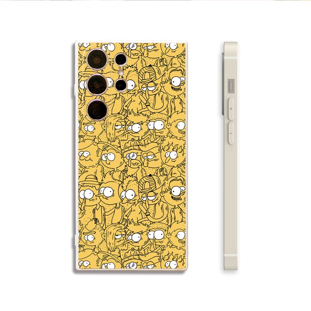 Mantenga su iPhone a salvo de golpes y caídas con una funda para teléfono de goma TPU a prueba de golpes con diseño de dibujos animados