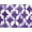 Purple Orchid Tie Dye Medallion, variant on Women's Plus Size Ultimate Cotton V-Neck Short Sleeve Tunic