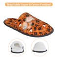 thumbnail image 3 of Fotbe Retro Halloween Pantuflas Peludas para Mujer con Estampado, Zapatillas de Peluche, Zapatos de Invierno para Casa, Uso Interior y Exterior-Large, 3 of 8