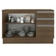 thumbnail image 2 of Mueble de Cocina Para Tarja MADESA Glamy 120 cm 2 Puertas 3 Cajones Marrón, 2 of 9