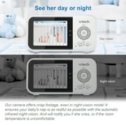 VTech 2.8 inch Digital Video Baby Monitor with Night Light, VM3254
