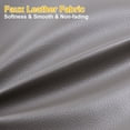 36x55inch Faux Leather Fabric Sheets, Waterproof Marine Vinyl for Car Boat Upholstery