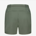 thumbnail image 4 of EchfiProm Army Green Shorts Men Athletic Sports Running Fitness Quick Drying Solid Color Workout Shorts 3XL, 4 of 7