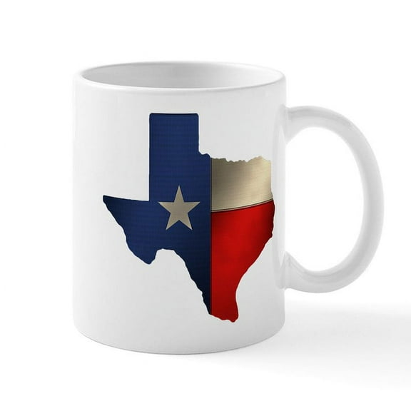 CafePress - State Of Texas Mug - 11 oz Ceramic Mug - Novelty Coffee Tea Cup