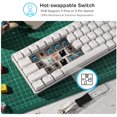 thumbnail image 4 of RK ROYAL KLUDGE RK61 Wireless Mechanical Keyboard with RGB Backlit and Programmable Software, 4 of 4