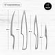 thumbnail image 5 of Set De Cuchillos de acero inoxidable 4 En 1 Con Base De Bambú, 5 of 5