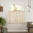 thumbnail image 4 of VHC Brands 36x36in Simple Life Flax Cotton Linen Curtains, Creme (2 Panels), 4 of 5