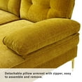 MERITLIFE Sofa, Deep Seat SofaContemporary Chenille Sofa Couch, 82.7