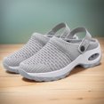 thumbnail image 4 of Sandalias Playa Informales Verano Zapatos Sin Cordones Zuecos Ortopédicos Malla Suave para Mujer, 4 of 8