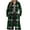 Green, variant on Plaid Wool Coat Women's Winter Coat Full-Length Peacoat Lapel Collar Jacket Overcoat Fleece Thick Outerwear Trendy Outwear 2025 New Topcoat Casual Cozy Trench Coats(Brown,XL)
