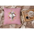 thumbnail image 4 of Carolines Treasures CK4230PW1414 Italian Greyhound Pink Flowers Fabric Decorative Pillow  14Hx14W multicolor, 4 of 4
