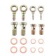 thumbnail image 1 of 4 Juego 10mm 12mm Banjo  para MANguera Espiga Perno Accesorios con Espaciadores para Coche, 1 of 6