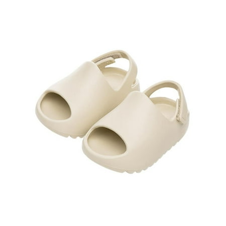 

Infant Kids Slipper Unisex Stylish Anti-Slip Solid Color Walking Shoes Indoor Sandals for Summer
