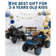 thumbnail image 3 of 12V Kids Electric Ride-On ATV with Remote Control – Dual 45W Motors, Suspension, LED Lights, wireless, USB, Music Player, urgent Brake – Battery Powered Four Wheeler Car, 3 of 8