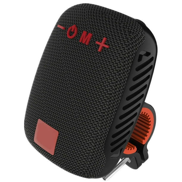 Portable Bluetooth Bike Speaker, Dual Pairing, FM Radio, Memory Card Support, Wireless Speaker for Cycling and Hiking