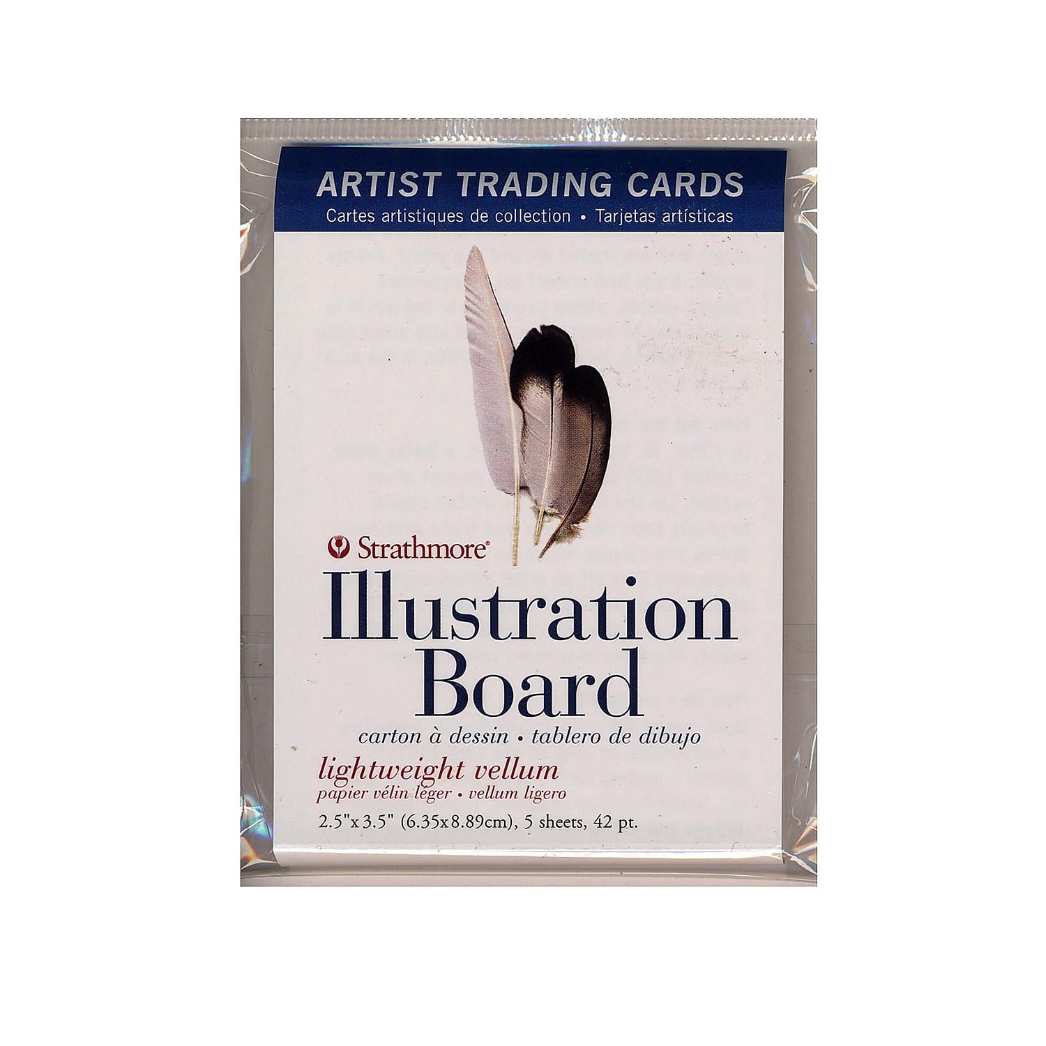 Strathmore Artist Trading Cards 500 Series Illustration Board Pack Of 5