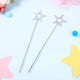 thumbnail image 4 of Varita Mágica de Princesa Negra, Varita de Hada, Varita de Estrella Brillante para Accesorios de Disfraces, Juego de Rol, Decoración de Fiesta de Cumpleaños, 4 of 5