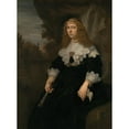 thumbnail image 2 of Joachim Von Sandrart 19x24 Gold Ornate Framed and Double Matted Museum Art Print Titled - Eva Geelvinck (1619-1698) (1639), 2 of 4