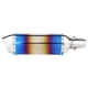thumbnail image 3 of Silenciador trasero Universal Ticfox Acero inoxidable para motocicleta tubo de escape 51mm color azul brillante, 3 of 9