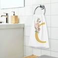 thumbnail image 6 of GZHJMY Letter C Cotton Towels Set 2 Pcs Absorbent Hand Towel Face Towels Kitchen Towels Bath Towels for Bathroom Laundry Room Kitchen 16 x 28 Inches, 6 of 7