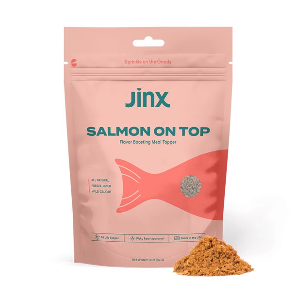 Jinx Salmon on Top Flavor Boosting FreezeDried Meal Topper, All