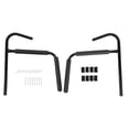 thumbnail image 1 of Black Universal Kayak Wall Mounts, 70kg Heavy-Duty Iron Storage Racks with Protective Pads - 1 Pair with Complete Installation Hardware, Space-Saving Rustproof Holder for 1 & 2-Seat Kayaks, Fulfilled, 1 of 6