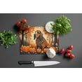 thumbnail image 3 of Carolines Treasures DAC1021LCB 15 x 12 in. Bloodhound Fall Glass Cutting Board - Large, 3 of 5