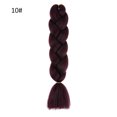 thumbnail image 2 of Trayknick Solid Color Synthetic Hair Extensions African Braids Crochet Braiding Ponytail 10, 2 of 13