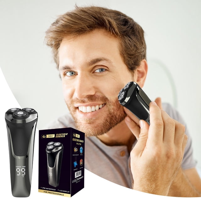 Snapbuy Pro : le Rasoir Rasoir à Tête Flottante 4d Snapbuy Rasoir Rechargeable Humide et Sec Écran LCD pour Hommes