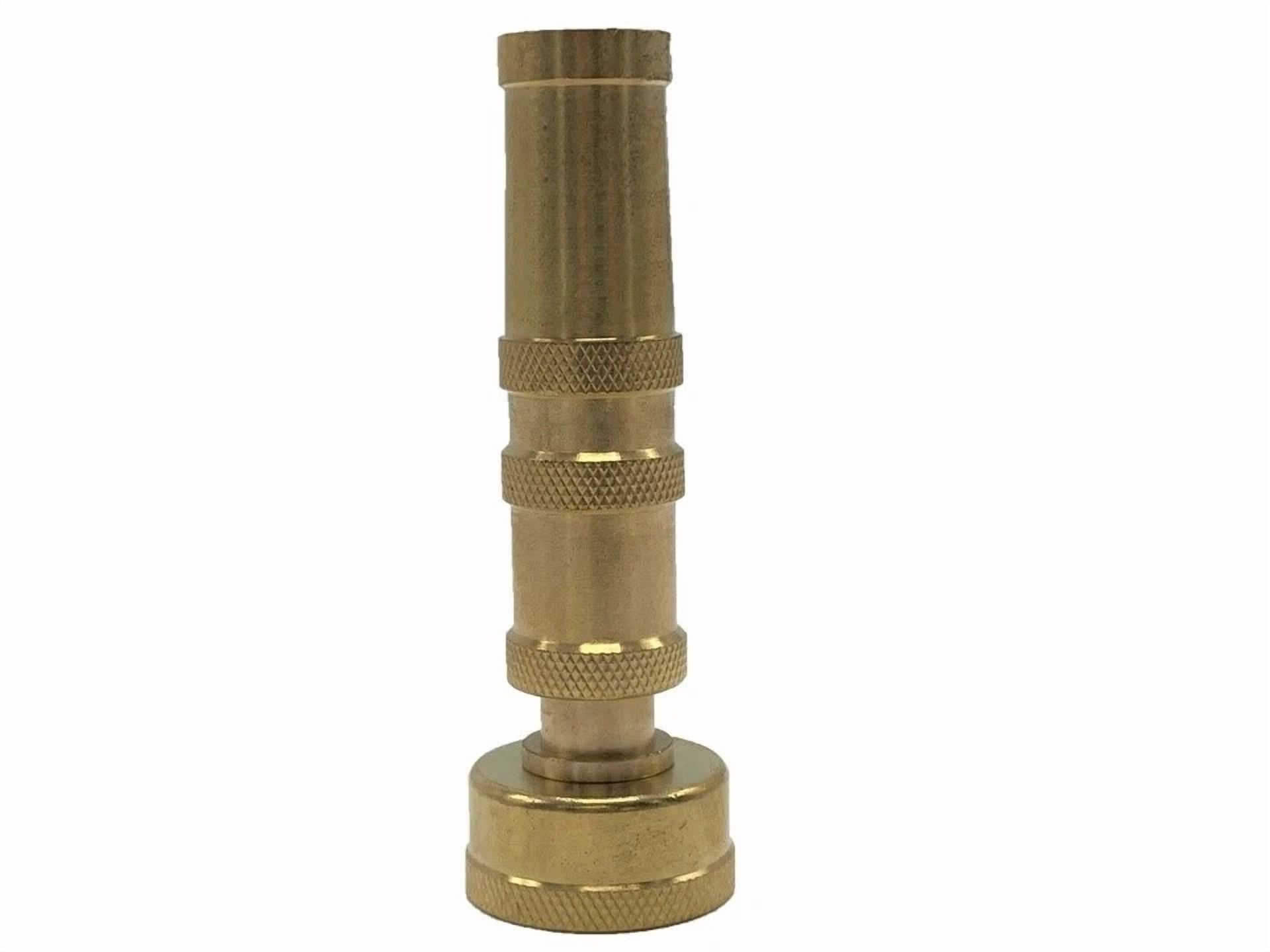 PURELY- Solid Brass Garden Spray Nozzle 4" Adjustable Twist Water Hose Usa Stock 2 Pack
