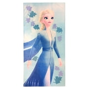 Frozen 2 Elsa Leaves 28X58 Beach Towel