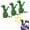 Lizard*3, variant on Wrongduck Lizard Keychain Sound Toy, 2025 New Rechargeable Keyboard Clicker Lizard Fidget Toy with Colorful LED Lights, Stress Relief Sensory Keychain Gift for Adults and Teens