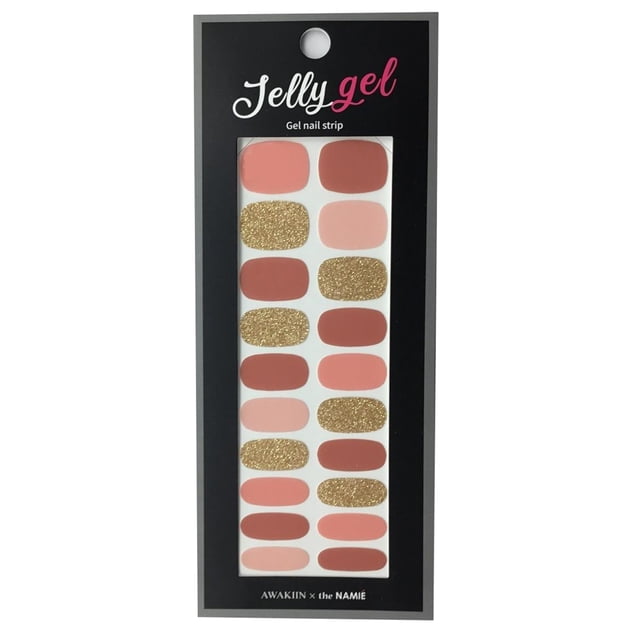 Gravity Threads Jelly Gel Nail Strips - Rose/Gold