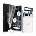 thumbnail image 1 of wonima44 2+2 Pack pour Google Pixel 7 Pro Protecteur d'Écran -2 Pack Protecteur d'Écran (TPU) & 2 Pack Protecteur d'Objectif de Caméra en Verre, Protecteur d'Écran en TPU Souple pour Pixel 7 Pro, Auto-Réparant, [Kit d'Alignement], 1 of 1
