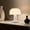 White, variant on Coliware Table Lamp, Rechargeable 3000mAh Night Light with Stepless Dimmable Touch Control, Vintage Bedside Lamp for Bedroom, Living Room, Outdoor, Modern Aesthetic Decor- Black