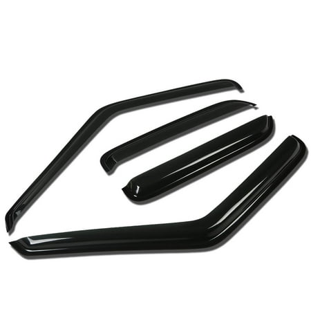 Rain Guards Trucks - For 1995 to 2005 Chevy Blazer / GMC Jimmy 4pcs Window Vent Visor Deflector Rain Guard (Dark Smoke) 96 97 98 99 00 01 02 03 04