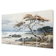 thumbnail image 2 of Designart "Windswept Tropics by the Coast" Beach & Ocean Metal Wall Art Set, 2 of 5