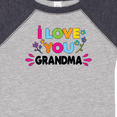 thumbnail image 4 of Inktastic I Love You Grandma with Flowers Girls Baby Bodysuit, 4 of 5