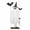 B, variant on Cififendec Halloween Light Up Ghost Swing Ornament, 120.4"×13.77", Gauze Ghost with Wizard Hat Warm Led Glowing Pendant for Tree Hanging Yard Outdoor Decor