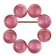 thumbnail image 1 of Alamode LO2887 Women Flash Rose Gold White Metal Brooches with Synthetic in Rose, 1 of 1