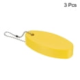 thumbnail image 3 of Uxcell Floating Keychains Oval Key Chain Buoyant Keyrings for Boating Yellow, 3 of 7