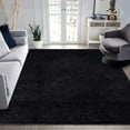 thumbnail image 6 of Solid Modern Area Rug 5'x 8' Soft Luxury Thick Shaggy Rug,Black, 6 of 6