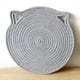 thumbnail image 1 of Alfombrilla Tejido de hilo de algodón puro Posavasos de mesa con forma de oreja de gato única Almohadillas calientes para bebidas Juego de alfombrillas Fokelyi HMJM204-10, 1 of 6
