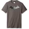 thumbnail image 1 of DC Comics Men's Batman Arkham City Short Sleeve T-Shirt, Bat Charcoal, Medium, 1 of 1