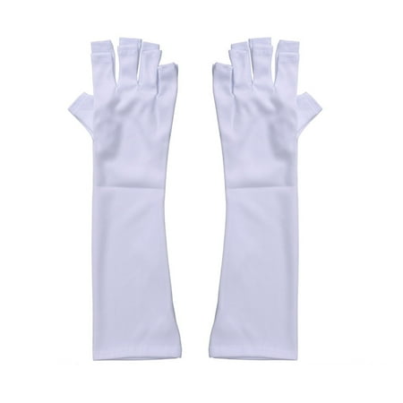 

TINYSOME Anti Uv Gloves For Gel Nail Lamp Uv Shield Gloves For Gel Manicure Fingerless Glove Nail Uv for Protection Radiation Pro