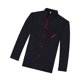 thumbnail image 5 of FELTECHELECTR Uniforme de chef unisex de manga larga, básico, para catering, panadería, hotel y restaurante, talla XXXL (negro)., 5 of 7