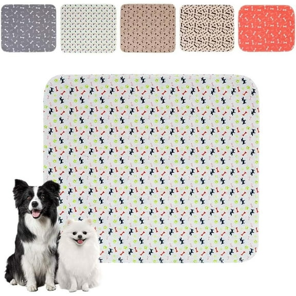 Puppy Pads for Dogs, 2026 New Washable Puppy Pads with Pheromones, Pee Pads for Dogs & Cats, Durable Leak-Proof & Anti-Slip Pet Training Pads for Home & Travel, Reusable (White 15.7" x 23.6")