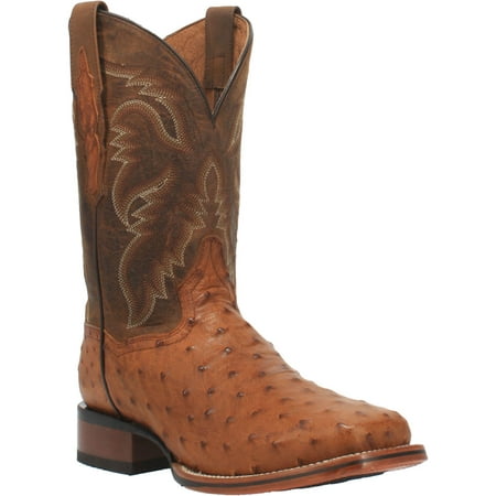 

Men s Dan Post Alamosa Ostrich Boots Handcrafted Bay Apache